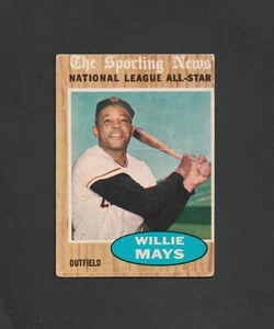 1962 Topps WILLIE MAYS All-Star #395 - Picture 1 of 2