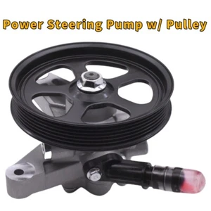Power Steering Pump w/ Pulley for 2008-2012 Honda Accord Crosstour Pilot V6 3.5L - Picture 1 of 10