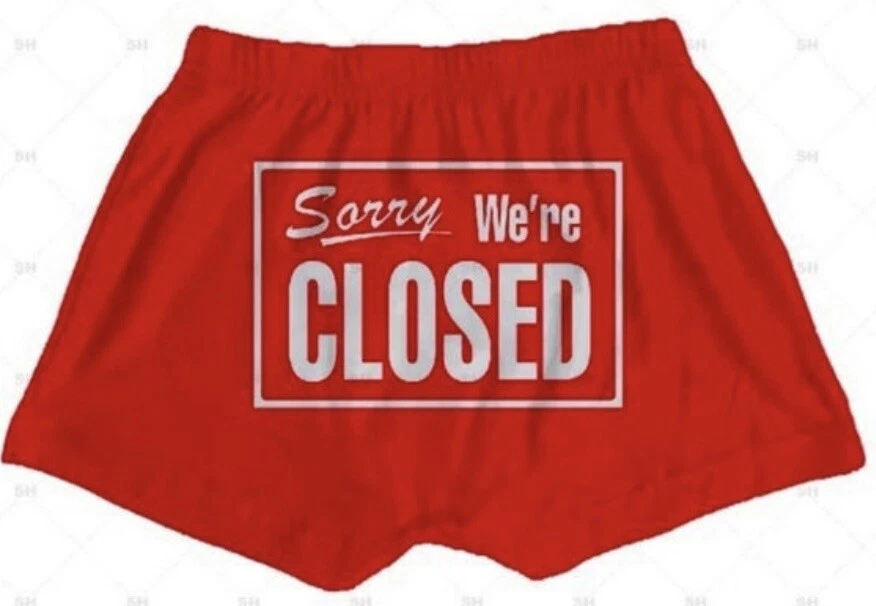 *NUEVO* Pantalones cortos botín para mujer Sorry We’re Closed talla grande 2XL Snack Candy Hot Pants Foto 1 de 1