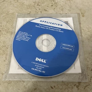 NEW SEALED Dell Roxio Easy CD Creator 5.2 Basic ~ Install/Reinstall ~ P/N 4P513 - Picture 1 of 3