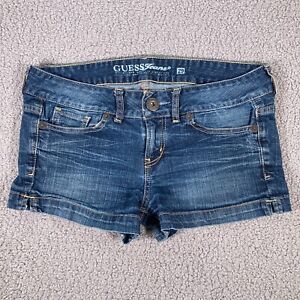 Guess Jeans Denim Shorts Women's Size 29 Blue Low Rise Stretch
