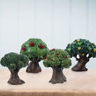 4 Miniatur-Obstbume aus Harz fr DIY-Gartendeko