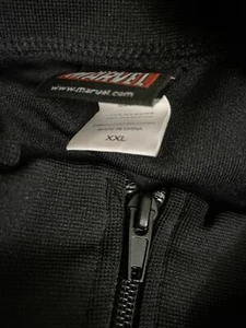 New Marvel Mad Engine X-Men Black Zip Up Long Sleeves Distressed Track Jackets  - Picture 1 of 16