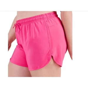 Pantalones Cortos para Correr Elásticos ID IDEOLOGY Talla 1X Talla Grande Forrados Pull On Rosa - Imagen 1 de 7