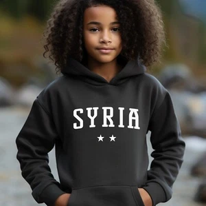 Syria Kids Hoodie | Syria Youth Pullover Hoodie | Suriyah, Damascus, Syrian - Picture 1 of 6