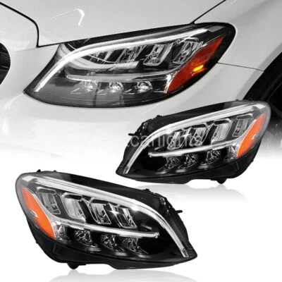 Faro LED 2018-2021 para Mercedes-Benz C300 C43 C63 W205 conductor pasajero Foto 1 de 4