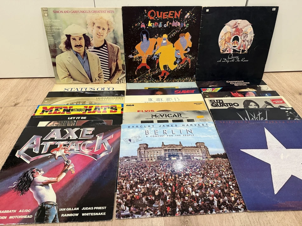 37x LP Lot Prog. Rock, Folk Rock, Funk & Soul, Metal, Glam  - Bild 1 von 1