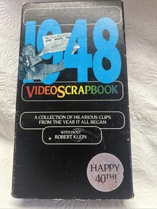 1048 Video Scrapbook VHS 27 Minutes Robert Klein Comedy Footage Happy 40th - Picture 1 of 8