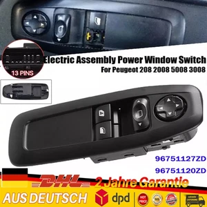 Schalter Fensterheber für Peugeot 208 2008 5008 3008 96751120ZD 96751127ZD DHL- - Bild 1 von 16