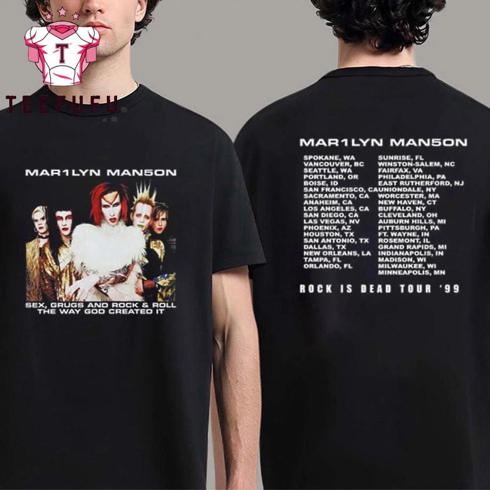 MARILYN MANSON 2016 WORLD TOUR Tシャツ L MARILYN MANSON 2016 WORLD TOUR Tシャツ L MARILYN MANSON 2016 WORLD