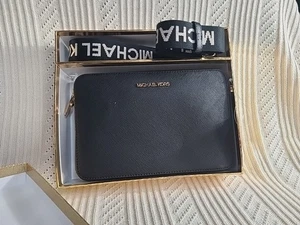Bolso Bandolera Michael Kors Jet Set MK Signature, Grande - Negro - Imagen 1 de 2