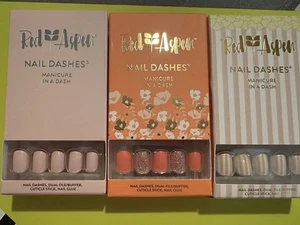 Lote 3 guiones de uñas de manicura de álamo rojo nuevos; en punta Brynn, Bubbly-Momosa, Paige’s - Imagen 1 de 2