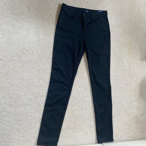 ARMANI JEANS J18 Women Jeans W33 Slim Fit Black Comfort Fabric Tall BNWT - Picture 1 of 8