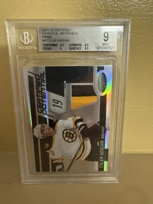 2011-12  Certified Tyler Seguin Potential Jersey /25 Boston Bruins - Image 1 of 2