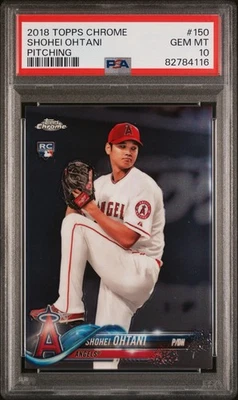 2018 Topps Chrome Shohei Ohtani RC PSA 10  - Изображение 1 из 2