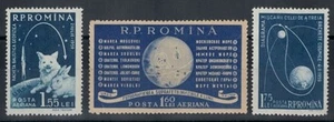 ROMANIA 1959 Razzi cosmici 3v MNH** - Picture 1 of 1