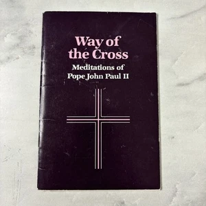 Way of the Cross Meditations of Pope John Paul II - Paperback Booklet 1982 - Picture 1 of 5