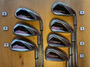 Callaway Diablo Edge Iron Set 6pcs 5-pw Steel Shaft Flex UNIFLEX 1 day shipping - Picture 1 of 19