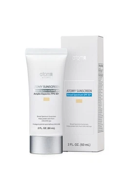 Protector Solar Atomy (Beige) FPS 50+ Crema Bloqueador Solar Alta Protección Foto 1 de 3