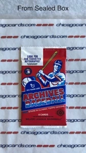 2014 Topps Archives Hobby Pack Look4 Charlie Sheen AUTO Mike Trout Bryce Harper - Picture 1 of 16