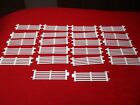 Unbranded HO Scale Lot of (22) White (5) Rail Fence Panels 6
