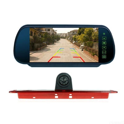 7" Rear View Mirror Monitor Backup Camera For Mercedes Benz Sprinter VW Crafter - Image 1 of 4