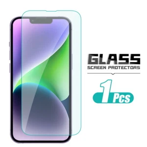 Tempered Glass Screen Protector Film For iPhone 16 15 Pro Max 14 13 12 11 XS XR - Picture 1 of 17