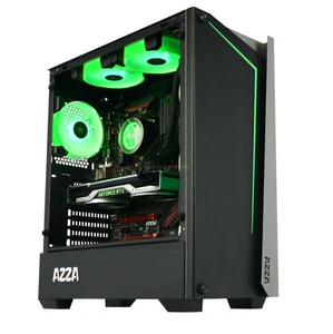 Configurator AZZA Apollo Gaming PC RGB LED amd ryzen Water Cooled nvme SSD W10 - Picture 1 of 6