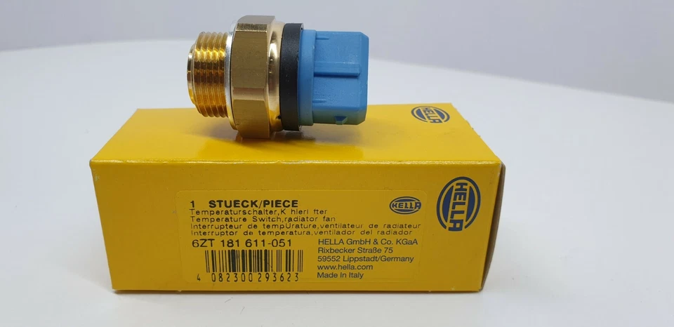 Interruptor de temperatura HELLA 6ZT 181611-051, ventilador del radiador CITROËN 96 085 909 PEUGEOT Foto 1 de 1