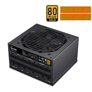 Vetroo 1000W Power Supply ATX 3.0 Ready Dual PCIe 5.0 80 Plus Gold Full Modular - Picture 1 of 9