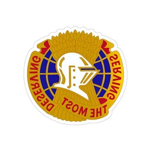 Troop Support Agency (U.S. Army) REVERSE PRINT Transparent STICKER - Picture 1 of 16