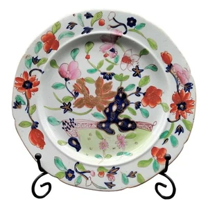 Plato de cena antiguo de piedra de hierro de patente de albañil c. 1813 - 1820 - Imagen 1 de 13