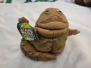 Star Wars Buddies Buddy Jabba The Hutt 1997 Kenner Toy Plush Beanie w/tags POTF