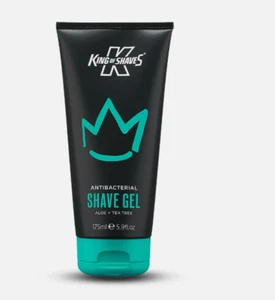 King of Shaves antibaterial Shaveing Gel for Men 175ml Aloe + Tea Tree - Picture 1 of 1