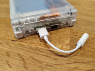 Gameboy Advance SP USBC USB C AND AUDIO Type C Mod With 3D Printed GBA SP - Image 1 of 4