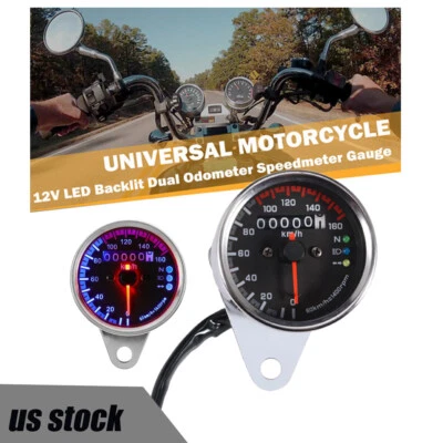 LED Speedometer Tachometer fit For Harley Touring Sportster XL883 XL1200 Foto 1 de 4