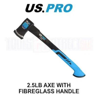 US PRO Tools 2.5LB / 1.13KG Axe With Fibreglass Handle Log Splitting Maul 4535 - Image 1 of 3