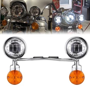 LED Passing Turn Signals Light Bar for Yamaha Road Star XV 1600 1700 Silverado - Bild 1 von 10
