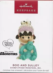 Boo and Sulley Hallmark Keepsake 2023 Precious Moments Monsters Inc. Porcelain - Picture 1 of 2