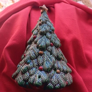 Vintage Keramik Weihnachtsbaum geeignet zum Duftperlen oder Topfgießen. - Bild 1 von 4