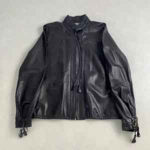 w2809 Yves Saint Laurent Rive Gauche Leather Jacket – Extremely Rare - Picture 1 of 8