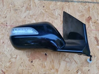 2007-2009 Acura MDX Passenger Right Side View Door Mirror Formal Black NH707 OEM - Image 1 of 4