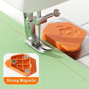 1pc Magnetic Seam Guide For Sewing Machine Upgraded Magnetic Sewing Guide Sewing - Picture 1 of 12