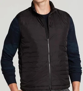NWT Theory Lightweight 2-way Front Zip Slim Fit Black Vest Size XL - Picture 1 of 9