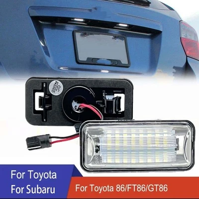 LED License Plate Lamp For 2008-2019 Subaru Impreza WRX STI Toyota FT-86 / GT86 Foto 1 de 4