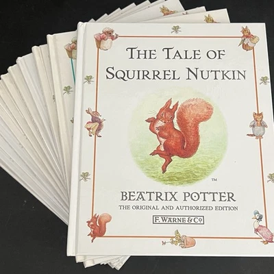 Beatrix Potter 12 Books Original And Authorized Edition Complete F. Warne Vtg Foto 1 de 4