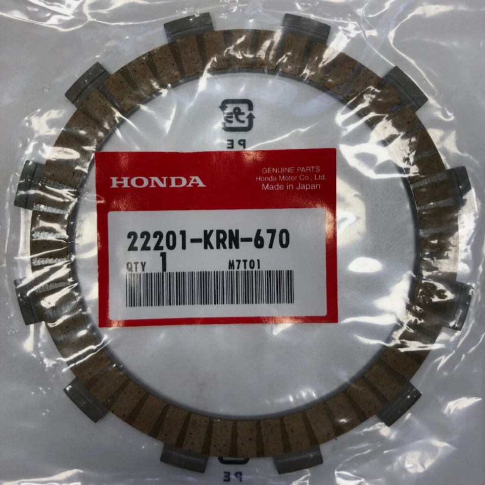Nuevo de Lote Antiguo Original Honda 2004-2007 CRF250 DISCO DE EMBRAGUE DE FRICCIÓN 22201-KRN-670 Foto 1 de 1