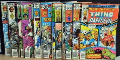 BIG LOT of 18 MARVEL TWO-IN-ONE Most All F to VF #38 to #61 see list 1978-1981 - image 1 of 4