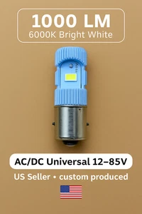 💡Ultra AC/DC LED Light Bulb 12V 35W Replaces Osram 7309 Philips 12227 ⬆️Visibil - Picture 1 of 14