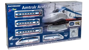 Bachmann HO Amtrak® Acela® II Train Set #01206 NEWEST AMTRAK TRAIN - Picture 1 of 3